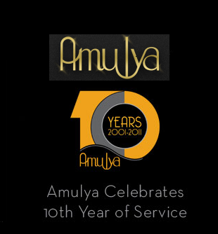 Amulya - 10th anniversary Amulya - 10th anniversary
